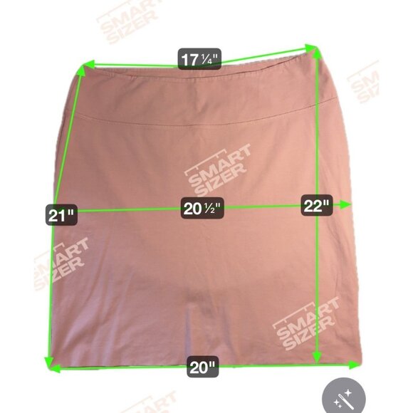 Kaffe Womens Penny Skirt XXL Pretty in Pink Stretch Cotton Blend - Picture 6 of 7